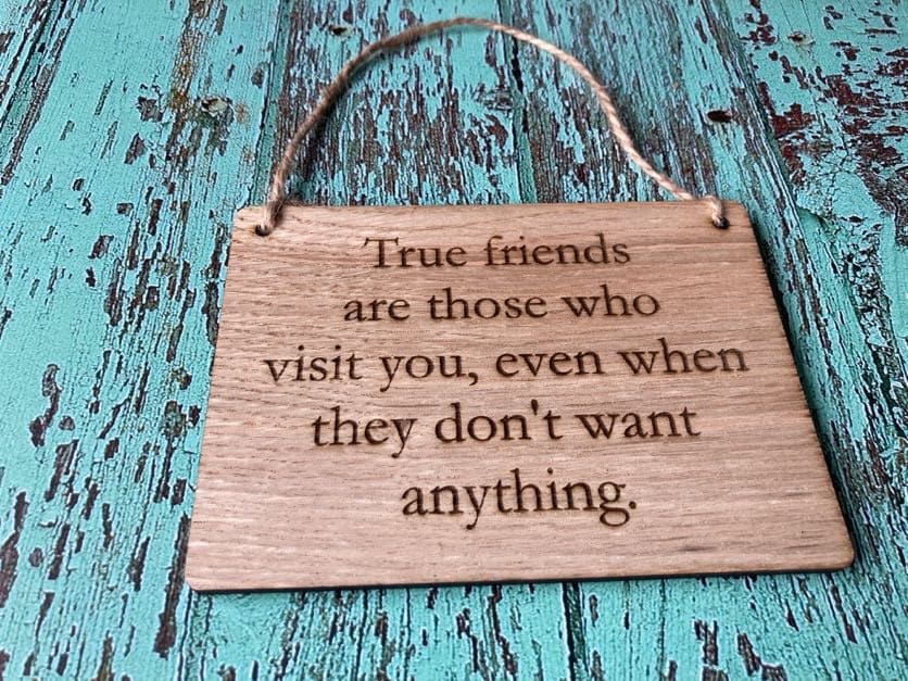 Handmade Wooden Personalised Sign, Personalised Wooden Plaque, Custom Wooden Hanging Sign, Oak Sign, Man Cave Sign, Door Sign