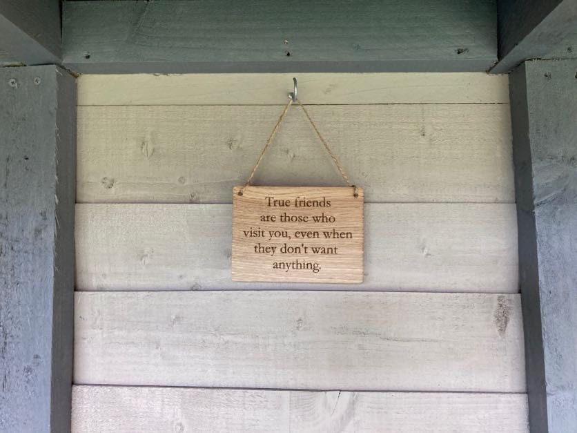 Handmade Wooden Personalised Sign, Personalised Wooden Plaque, Custom Wooden Hanging Sign, Oak Sign, Man Cave Sign, Door Sign