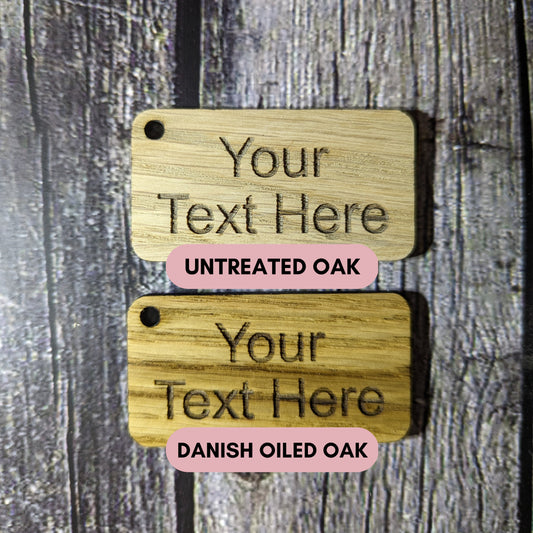 Custom Wooden Keyrings with Eco-Friendly Credentials for Business Promotions