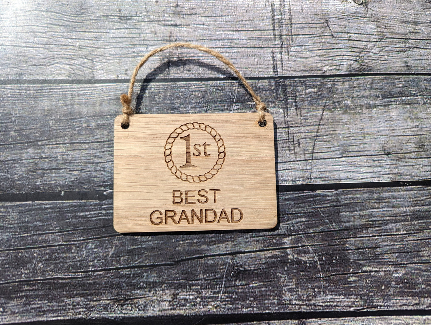 Best Mum, Best Dad, Best Gran, & Best Grandad Sign, Wooden Hanging Sign, Birthday Gift, Fathers Day Gift, Mothers Day Gift