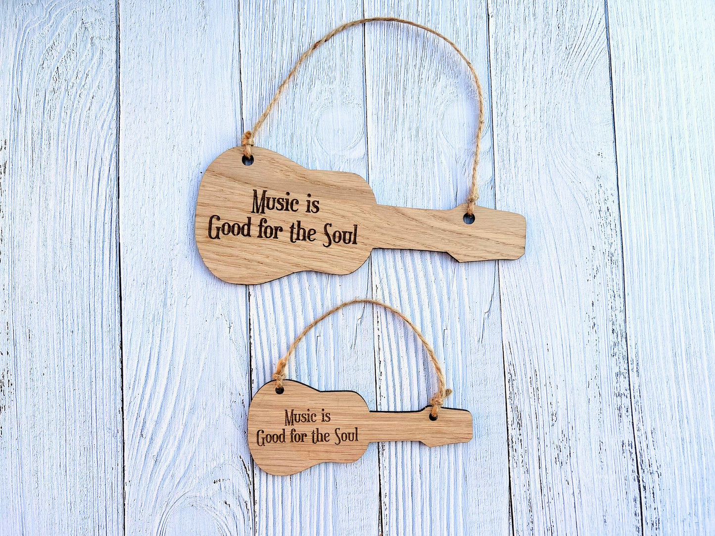 Price Personalised Wooden Acoustic Guitar Sign - Acoustic - Custom Music Gift - Gift For Guitarists