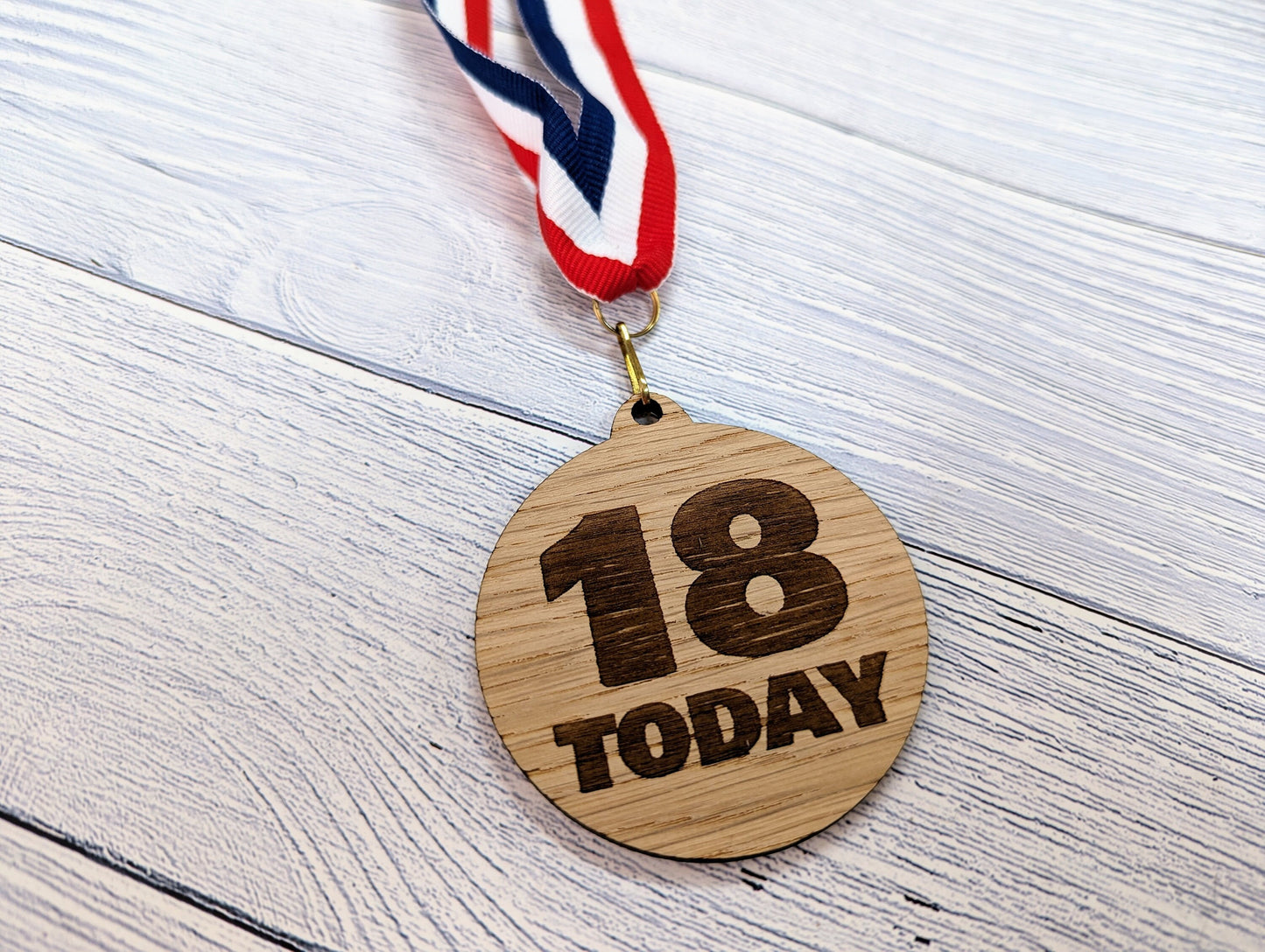 18 Today Birthday Medal - Commemorate Your Milestone 18th Birthday - Eco-Friendly Keepsake - Perfect for Celebrations