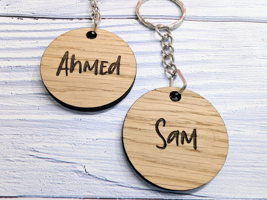 Personalised Student Keyrings, Gifts from Teacher, Custom Names