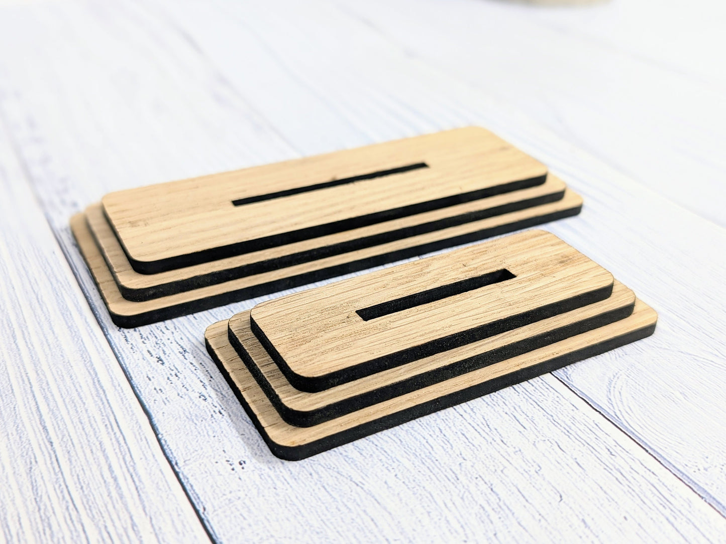 Personalised Table Number Wooden Sign for Weddings - Couple's Names & Date