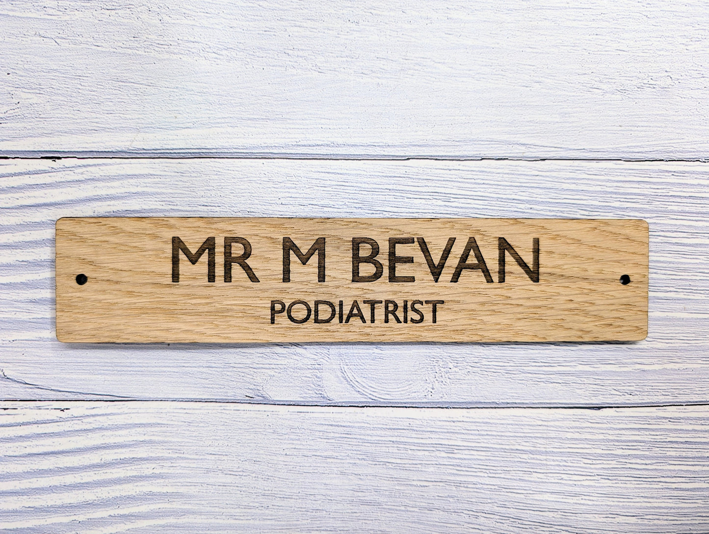Personalised Wooden Signs for Medical & Wellness Spaces - Customisable for Doors, Receptions, GP Surgeries, Spas - Multiple Sizes Available