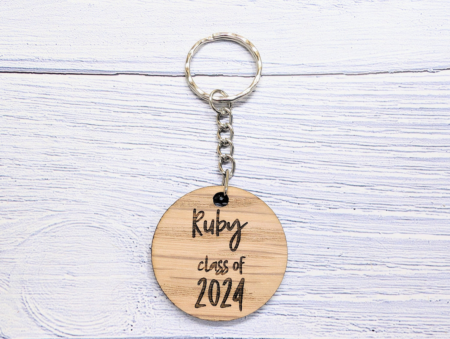Personalised "Class of" Student Keyrings, Oak School Key Chains, Students Gifts | Gifts from Teacher, End of Term, End-of-Year, Custom Names