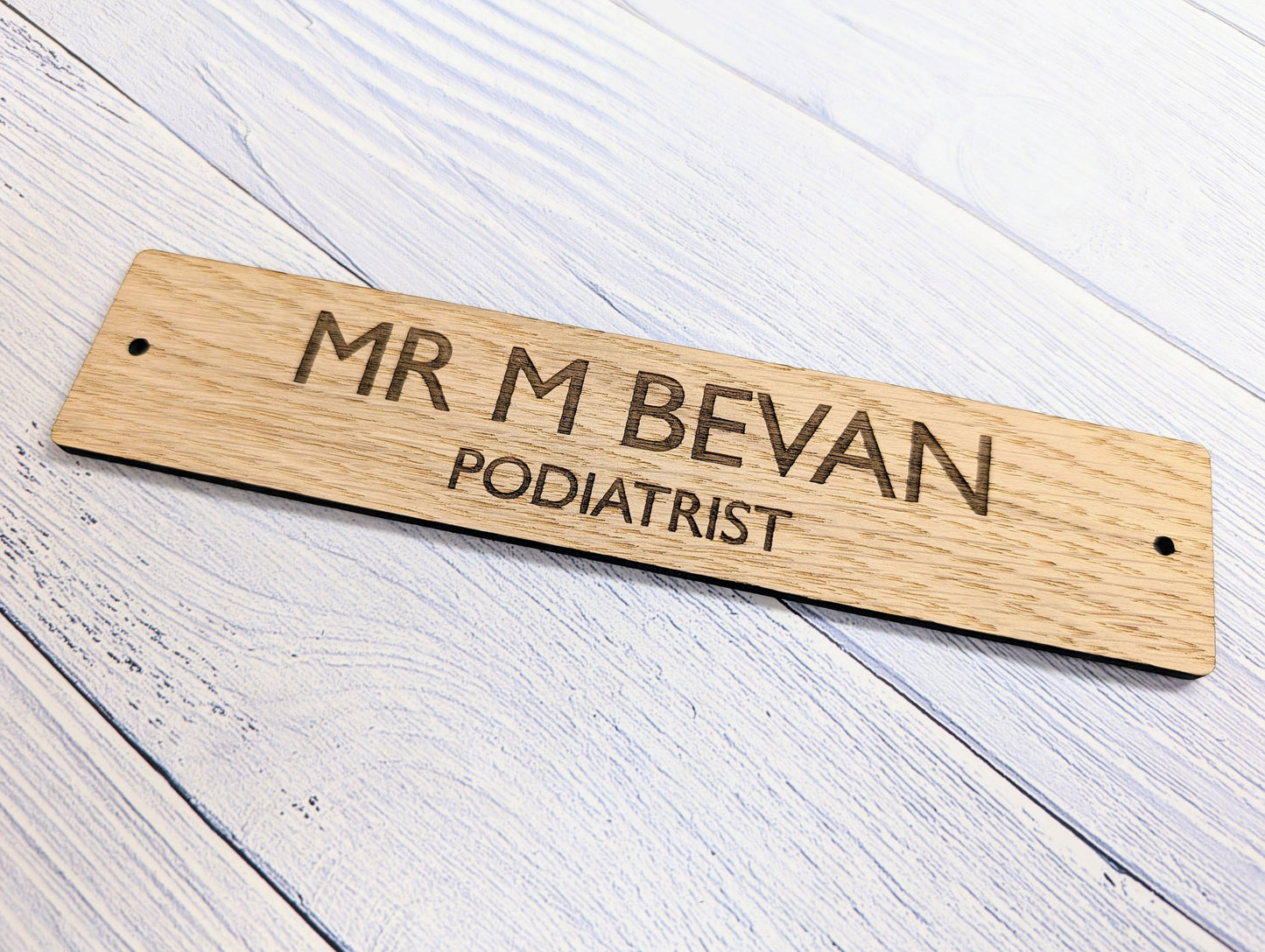 Personalised Wooden Signs for Medical & Wellness Spaces - Customisable for Doors, Receptions, GP Surgeries, Spas - Multiple Sizes Available