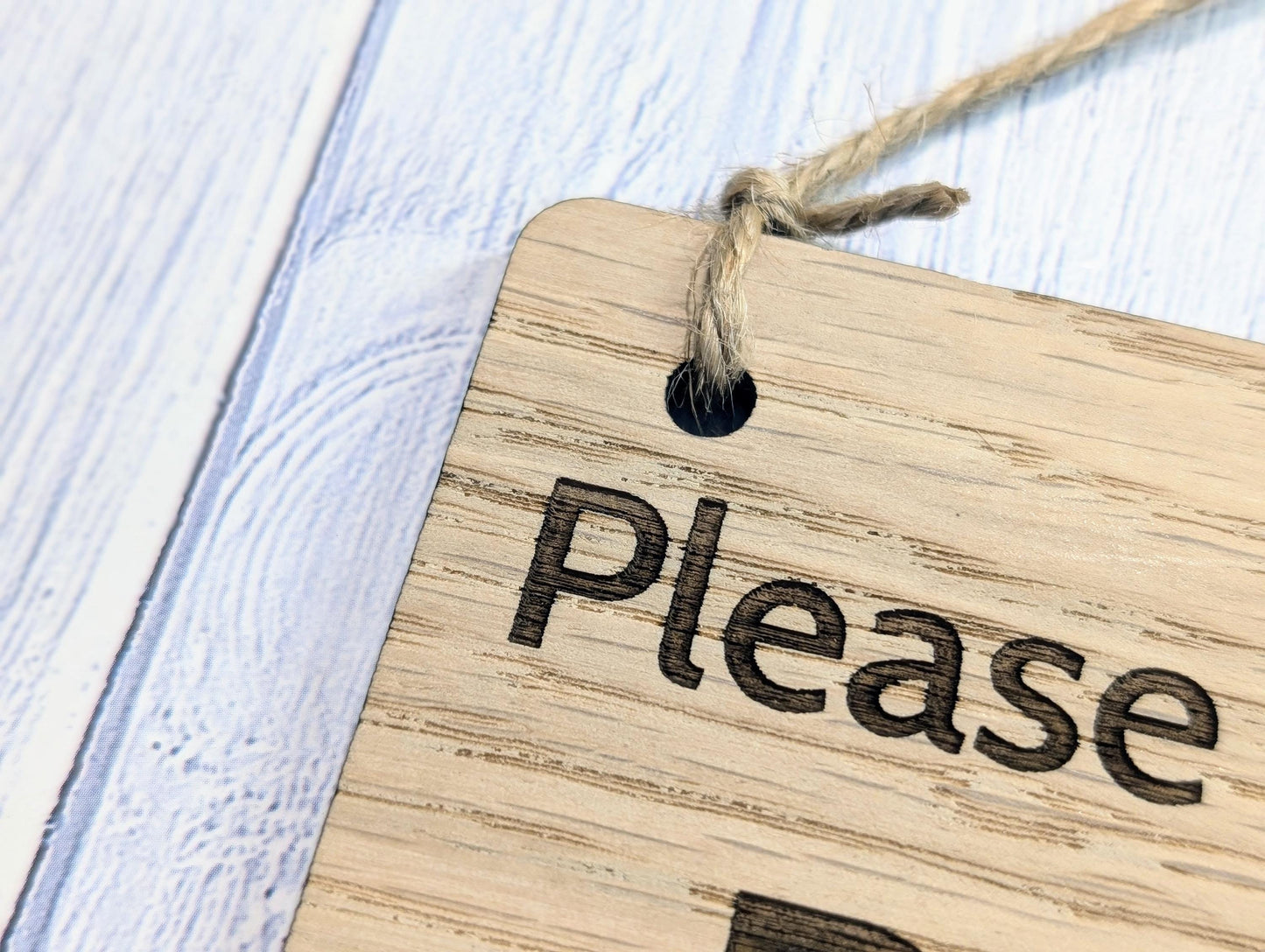 Paws on the Floor Sign | Dog Friendly Sign | Handmade Wooden Signage | Fun Pet Oak Decor with Paw Prints | Ideal for Home, Airbnb etc.