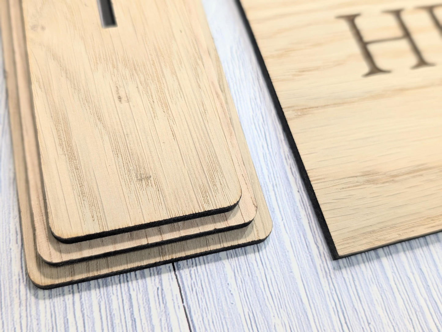 Please Pay Here | Personalised Wooden Signs - Custom Text, Freestanding with Removable Base, XL Size, Table Signage Extra Large