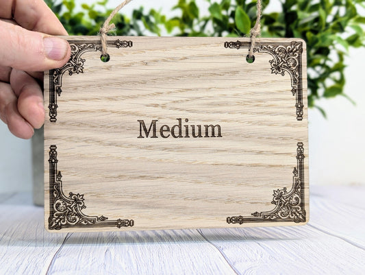 Custom Oak Signage | Personalised Wooden Hanging Sign | Anniversary Gift | Man Cave Sign | Bar Sign | Christmas Fun | Hanging Den Sign