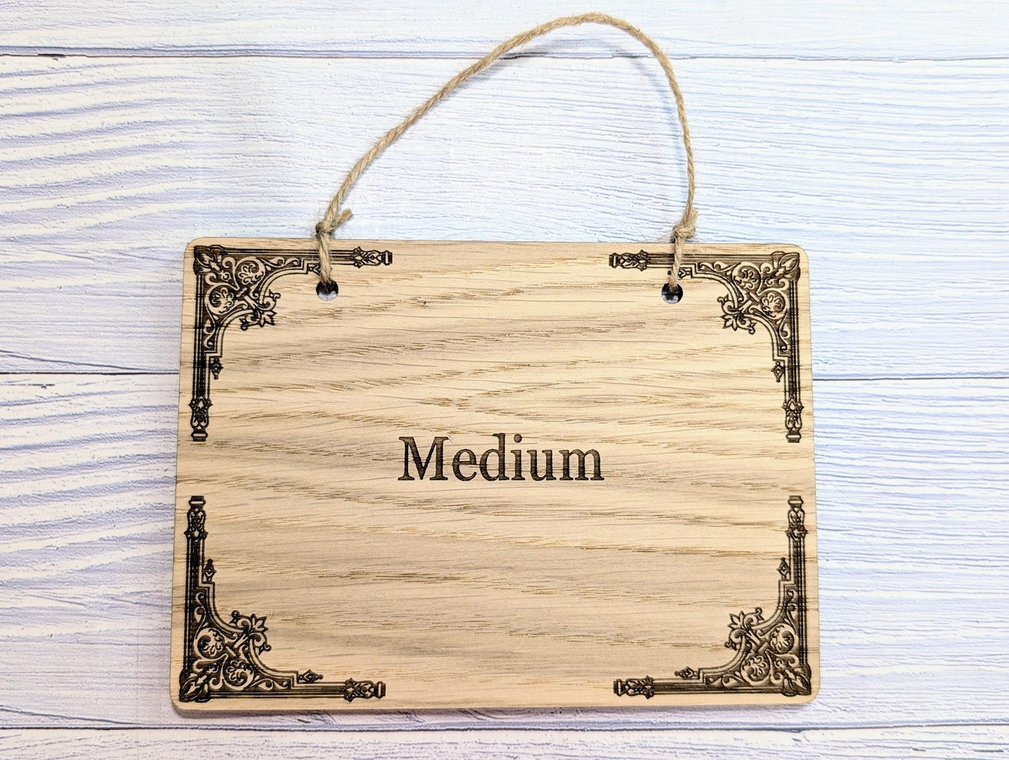 Custom Oak Signage | Personalised Wooden Hanging Sign | Anniversary Gift | Man Cave Sign | Bar Sign | Christmas Fun | Hanging Den Sign