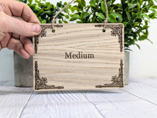 Custom Oak Signage | Personalised Wooden Hanging Sign | Anniversary Gift | Man Cave Sign | Bar Sign | Christmas Fun | Hanging Den Sign