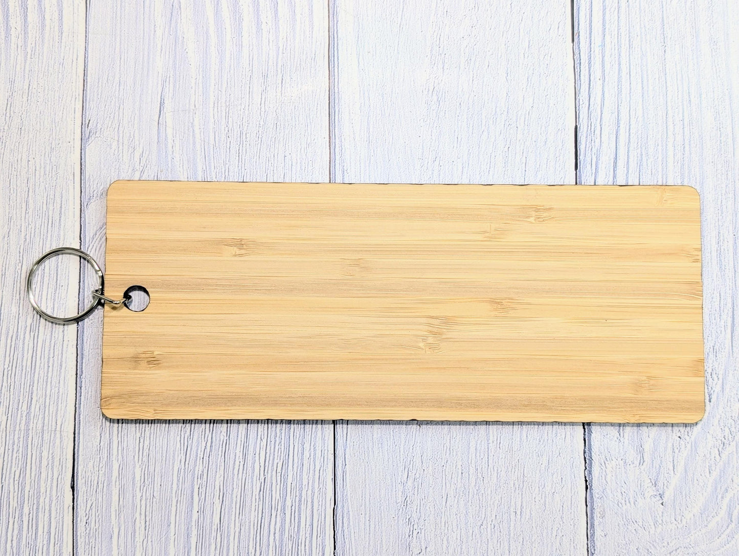 Master Key Bamboo Keyring - 'Do Not Remove From Home' Engraving | Large, Durable, Eco-Friendly, Unique Household Accessory