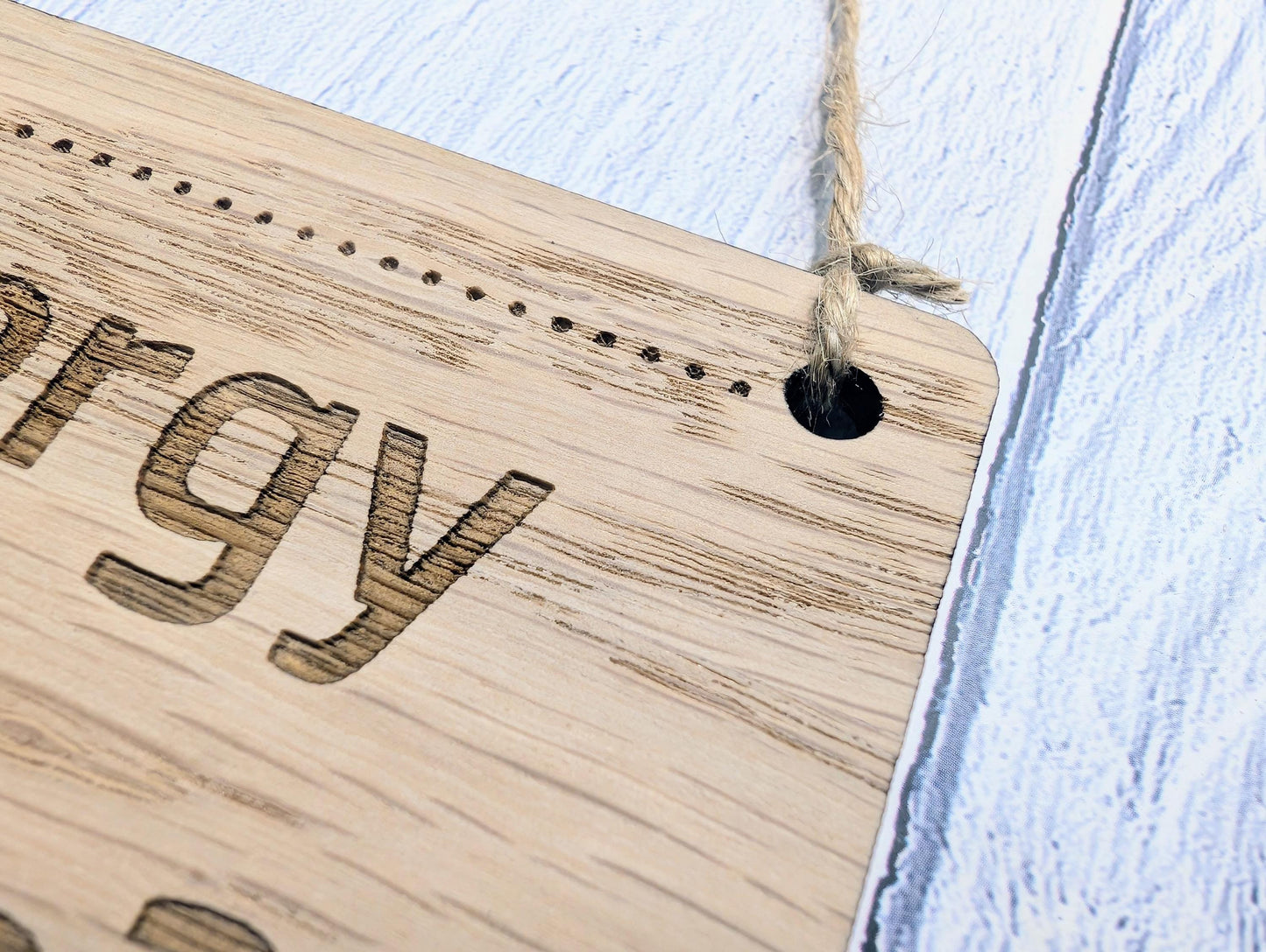 Food Allergy Notice Wooden Sign – Oak Veneer Allergy Info Sign – Coeliac & Allergy Warning – Wood Cafe, Restaurant, Pub Safety Signage