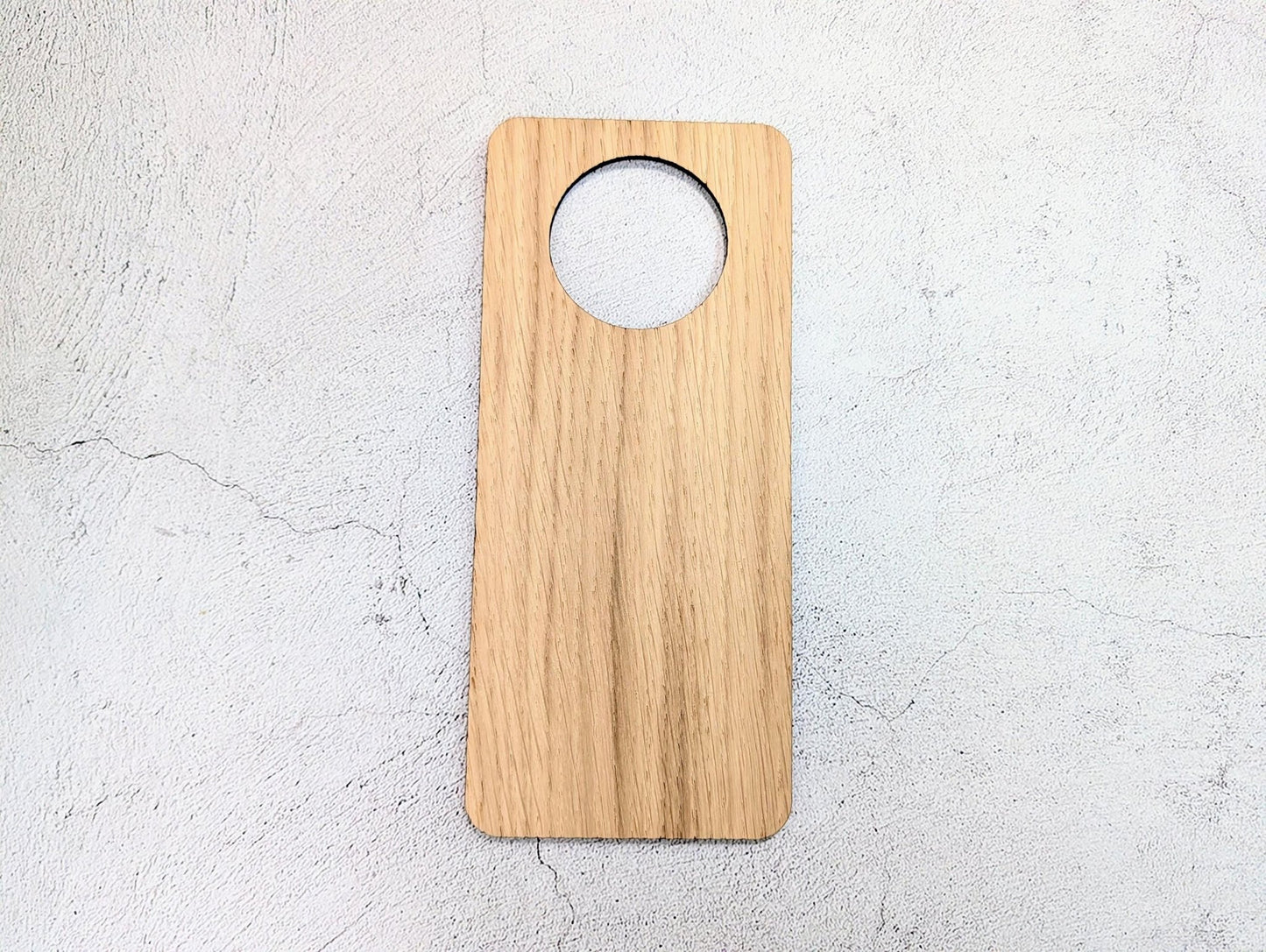 Out of Order Door Hanger – Oak Veneered Sign, Personalised Wooden Door Sign, Handmade in Wales, Plastic - Free Packaging - CherryGroveCraft