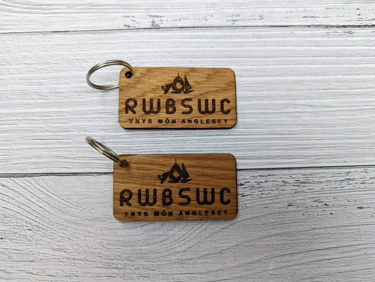 Club Keyrings, Personalised With Club Logo, Membership Gift - CherryGroveCraft