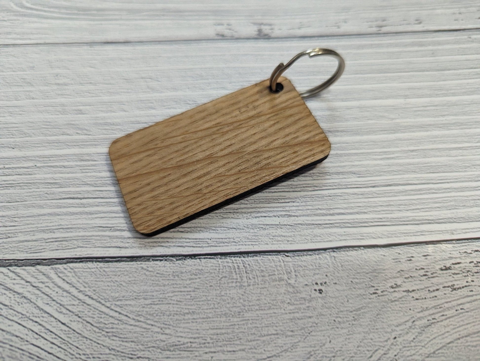 England Keyrings, St. George's Cross Gifts, Oak - CherryGroveCraft