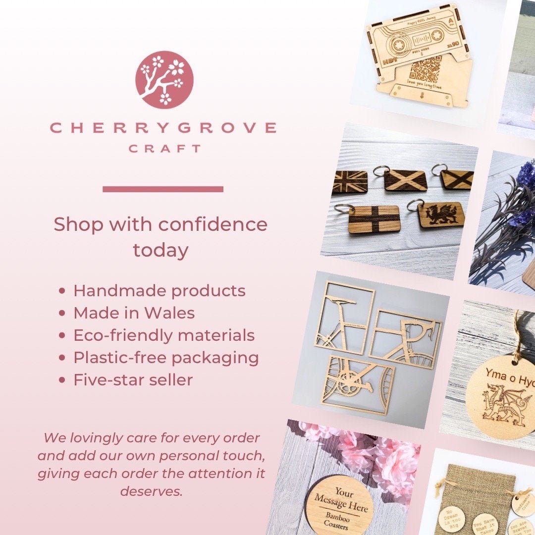 Funny Personalised Gift - Wooden Sign | Can Be Personalised | Oak Veneered MDF | Ideal for Birthday, Christmas, Valentines etc. - CherryGroveCraft