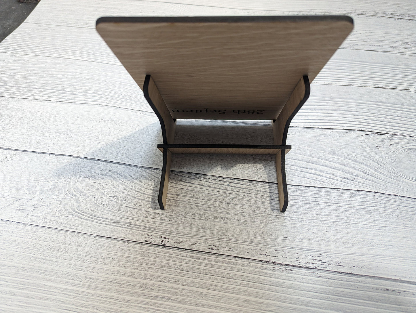 Wooden WiFi Code Sign, WiFi QR Code Sign, QR Code Sign, Oak