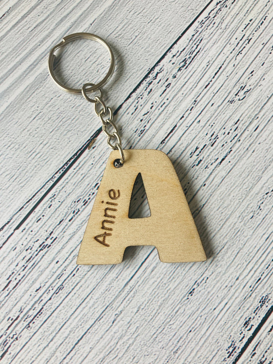 Personalised Keyrings, Alphabet Keyrings, Alphabet Gifts