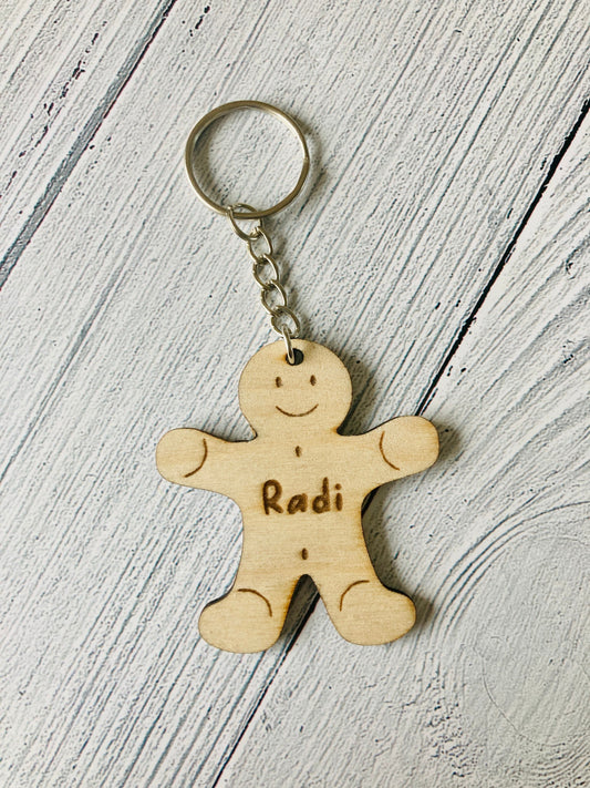 Personalised Birch Plywood Keyrings: Teacher Gifts for Students