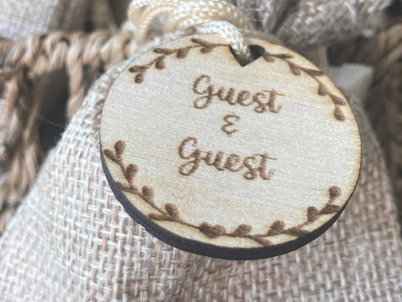Personalised Wedding Favour Bags, Personalised Confetti Bags - CherryGroveCraft