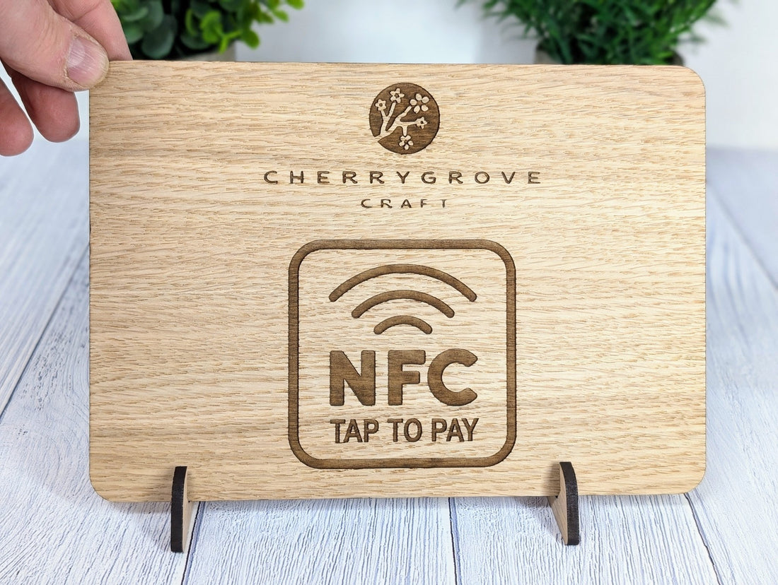 Custom Wooden NFC Signs- Embrace Innovation with NFC Technology - CherryGroveCraft