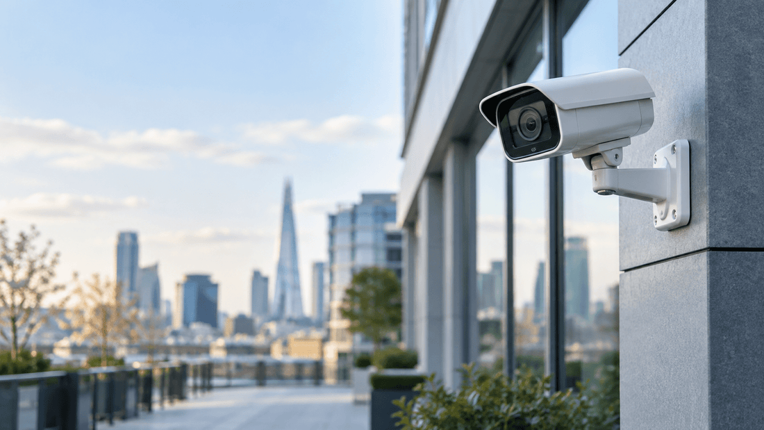 CCTV security camera illustration — header image for the UK CCTV sign law guide