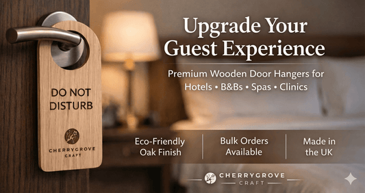 Hotel Door Hangers UK | Custom Printing | Do Not Disturb - CherryGroveCraft