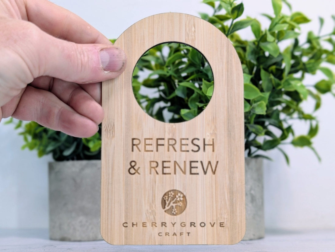 How Custom Wooden Door Hangers Can Improve Your Hotel’s Guest Experience - CherryGroveCraft