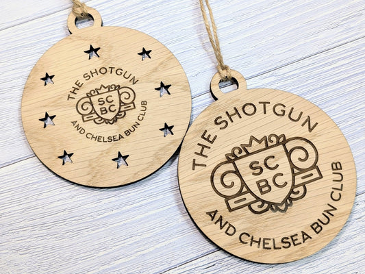 Spread Holiday Cheer with Custom Wooden Baubles for Your Business - CherryGroveCraft