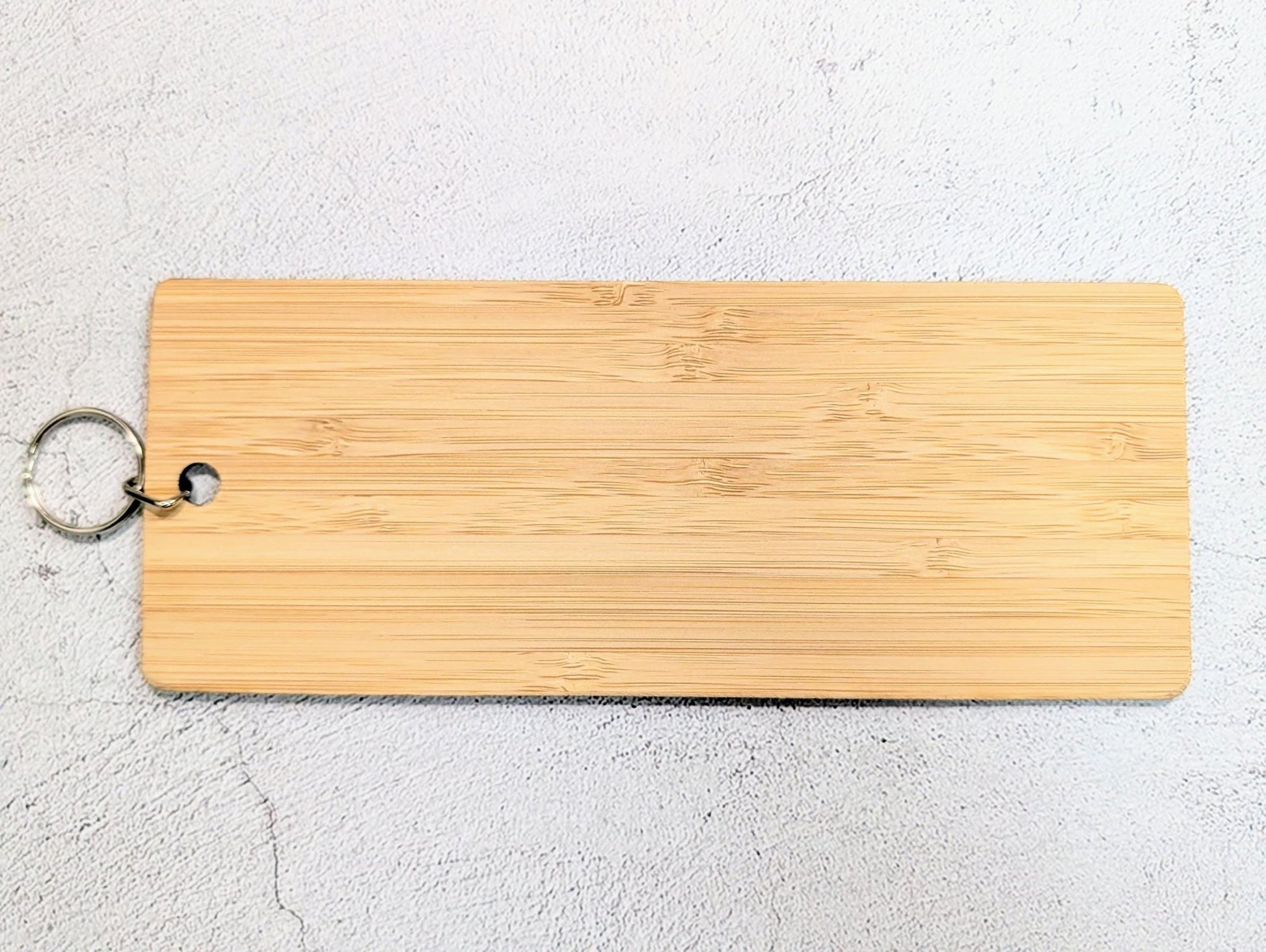 Accessible Bathroom Keyring – Large Bamboo Key Tag, Engraved Wheelchair Symbol, Eco - Friendly Design, Durable and Lightweight, Handmade - CherryGroveCraft