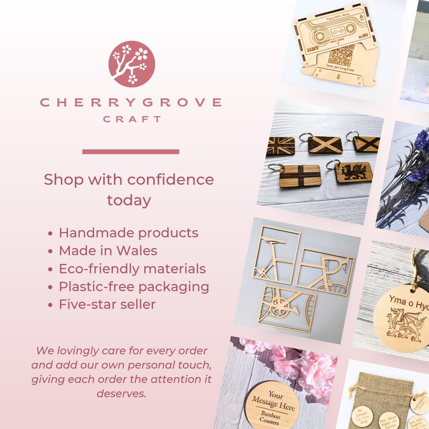 Bamboo ‘Toilet Key’ Extra - Large Keyring 200x80mm | Eco - Friendly Oversized Restroom Key Accessory, Ideal for Cafes, Businesses, Public Spaces - CherryGroveCraft