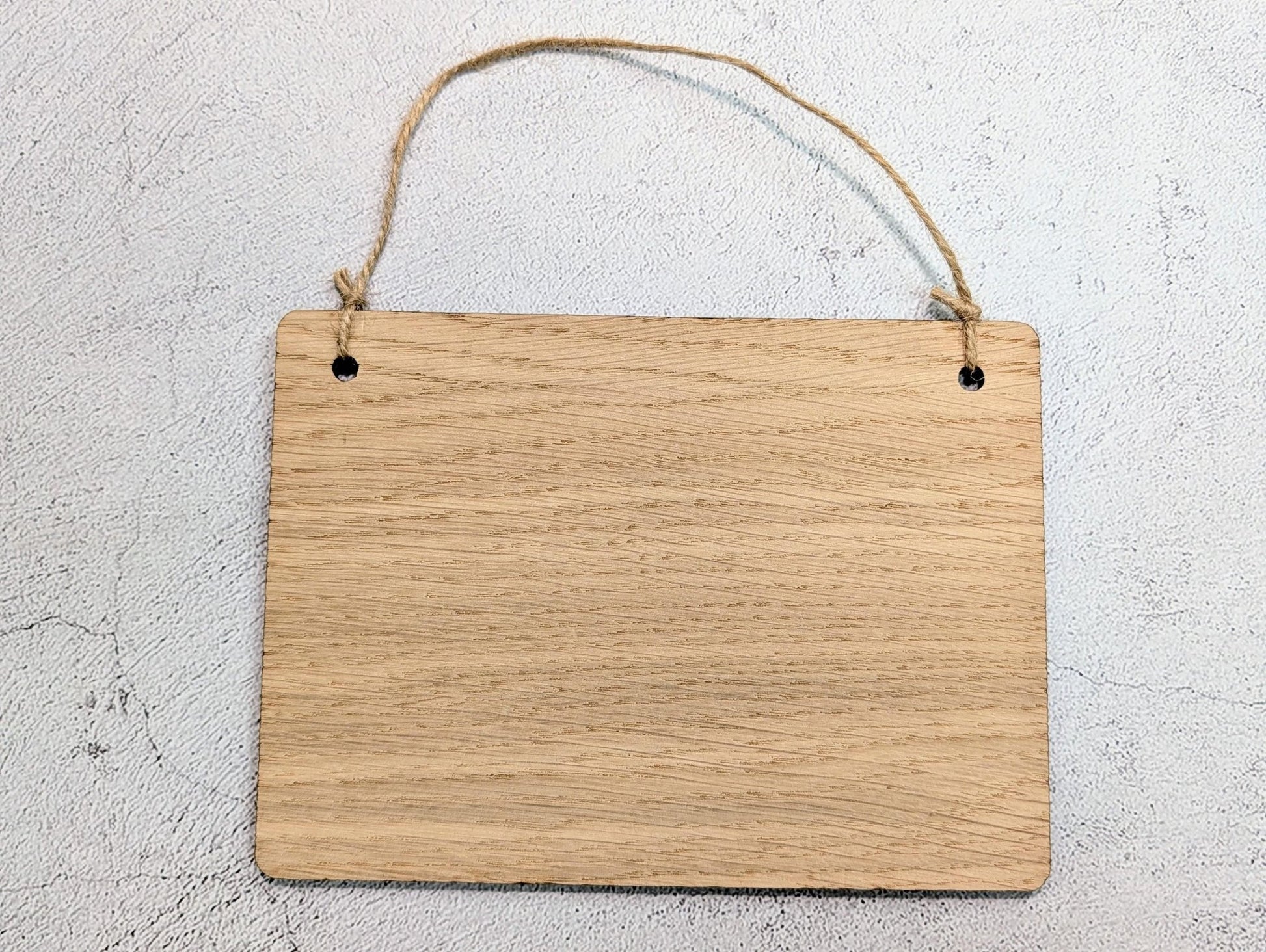 Buy Now Collect Later Sign – Oak Veneered Wooden Hanging Sign for Craft Stalls & Shops, Personalised Text Option, Handmade in Wales, 4 Sizes - CherryGroveCraft