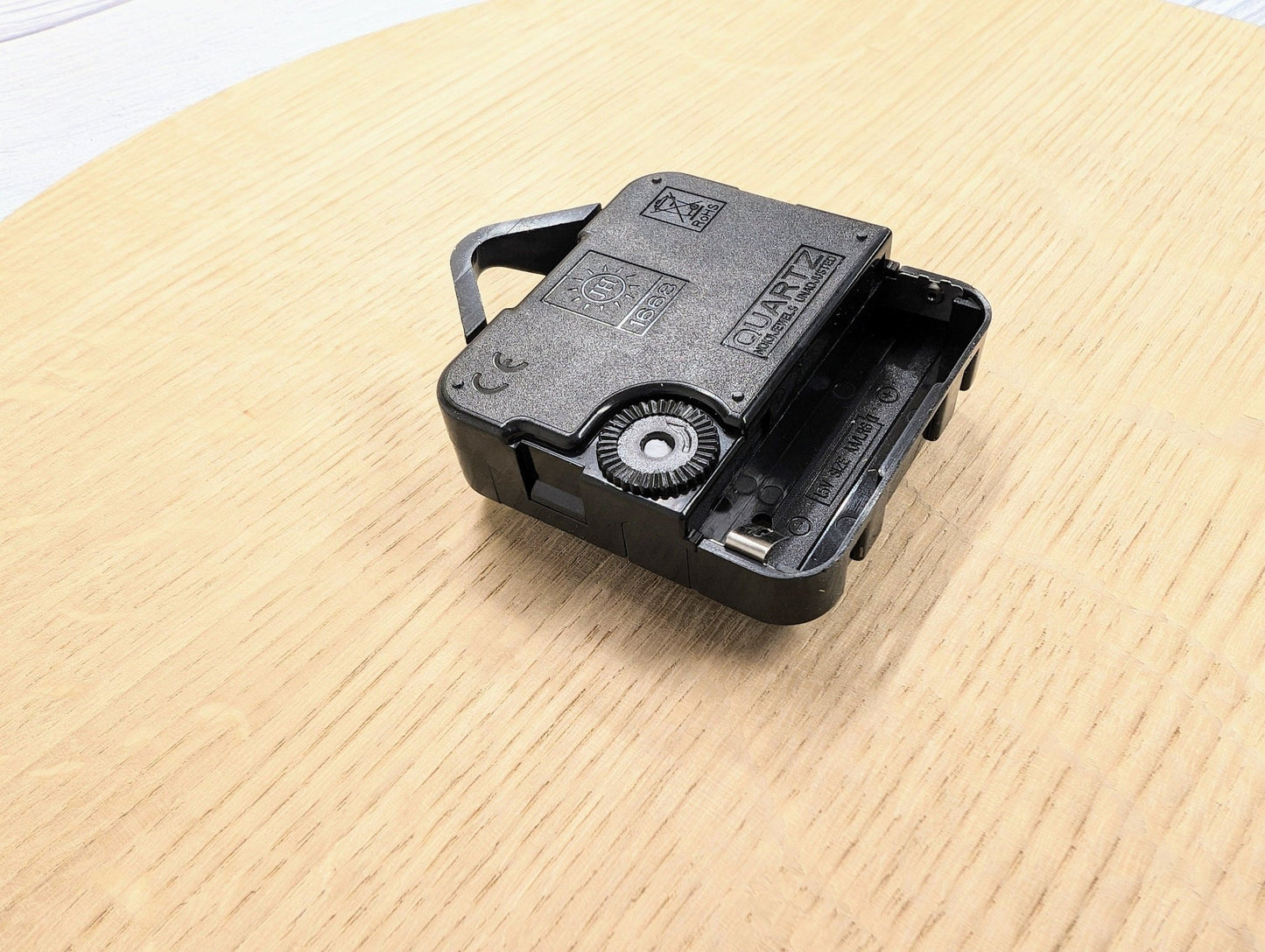 Custom 'Mr & Mrs' Oak Veneer Clock – Bespoke Wedding / Anniversary Gift - CherryGroveCraft