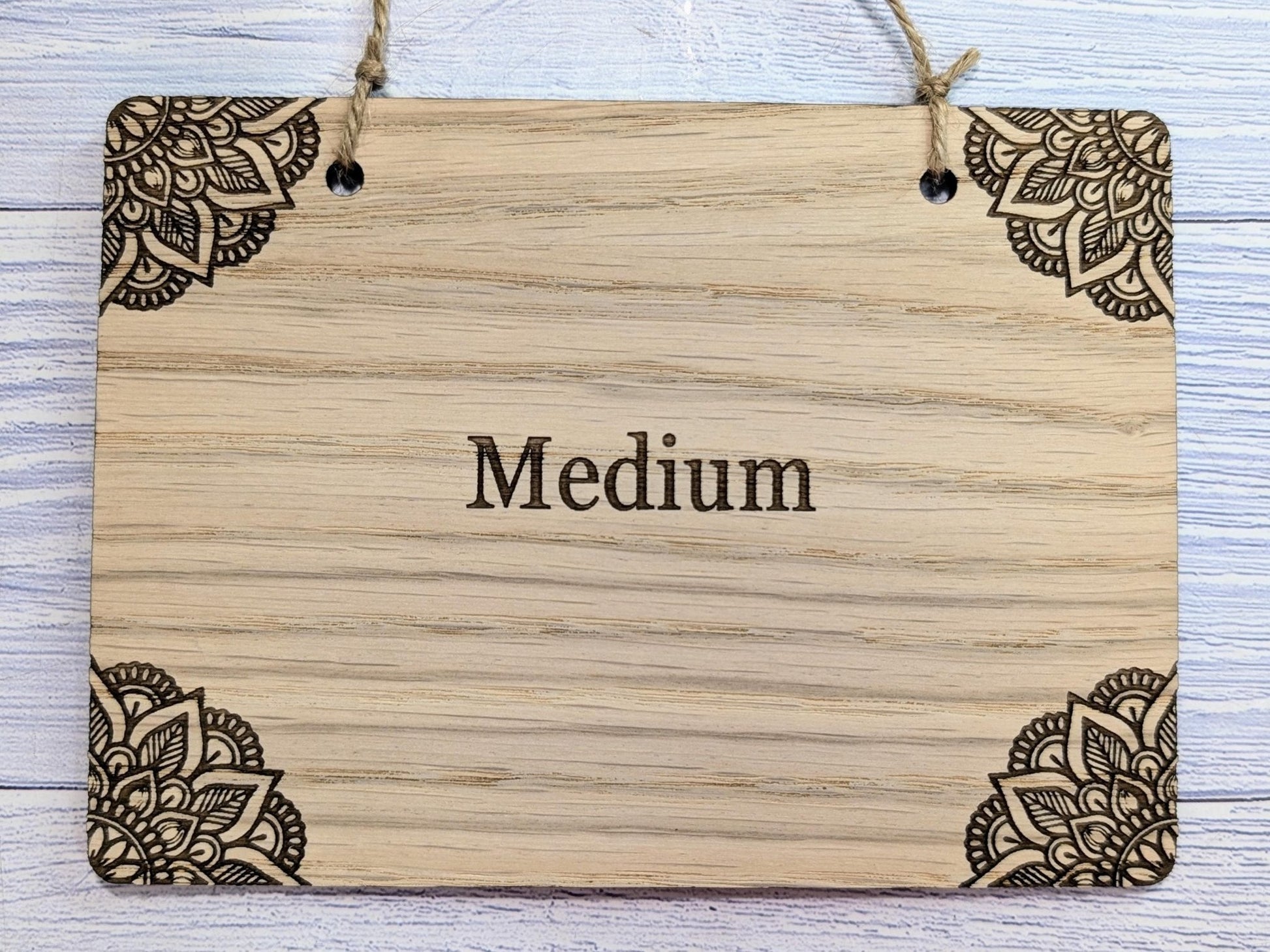 Custom Oak Sign | Personalised Wooden Hanging Signage | Birthday Gift | Man Cave Sign | Bar Sign | Christmas Fun | Hanging Sign | Den Sign - CherryGroveCraft