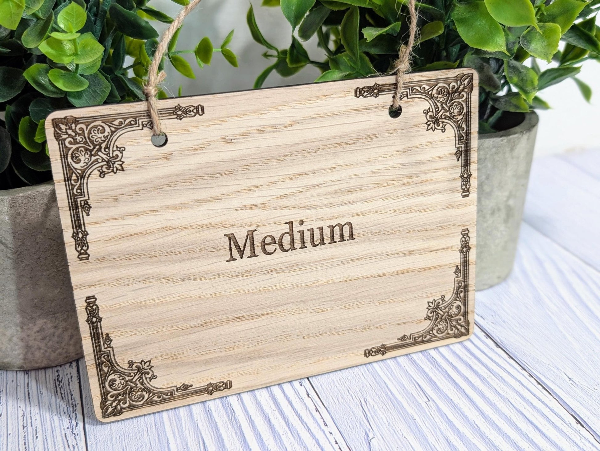 Custom Oak Signage | Personalised Wooden Hanging Sign | Anniversary Gift | Man Cave Sign | Bar Sign | Christmas Fun | Hanging Den Sign - CherryGroveCraft