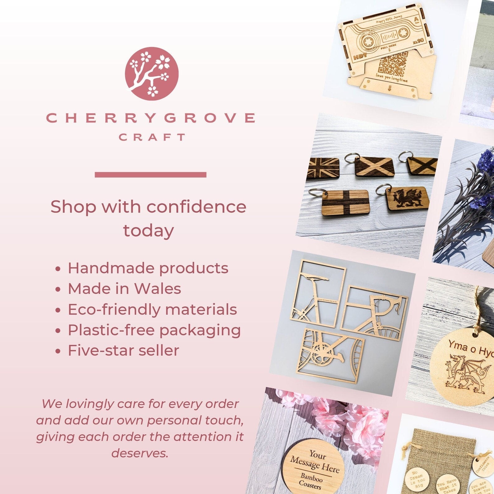 Custom Student Recognition Bauble - End of Year/Term Gift, Bespoke Wooden Ornament with Personalised Name, Message, School, & Year - CherryGroveCraft