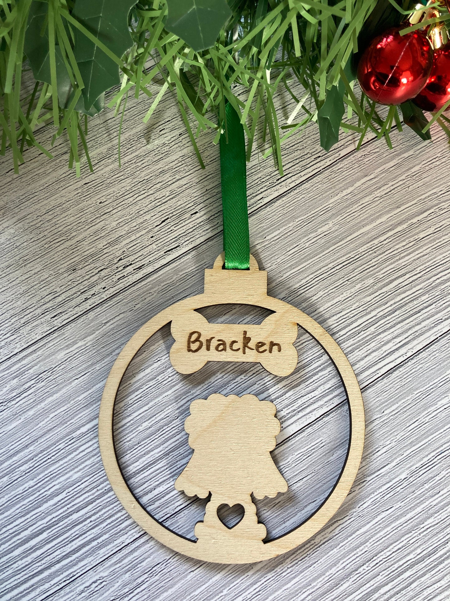 Personalised Dog Christmas Tree Decoration | Christmas Gift for Dog Lovers | Stocking Filler