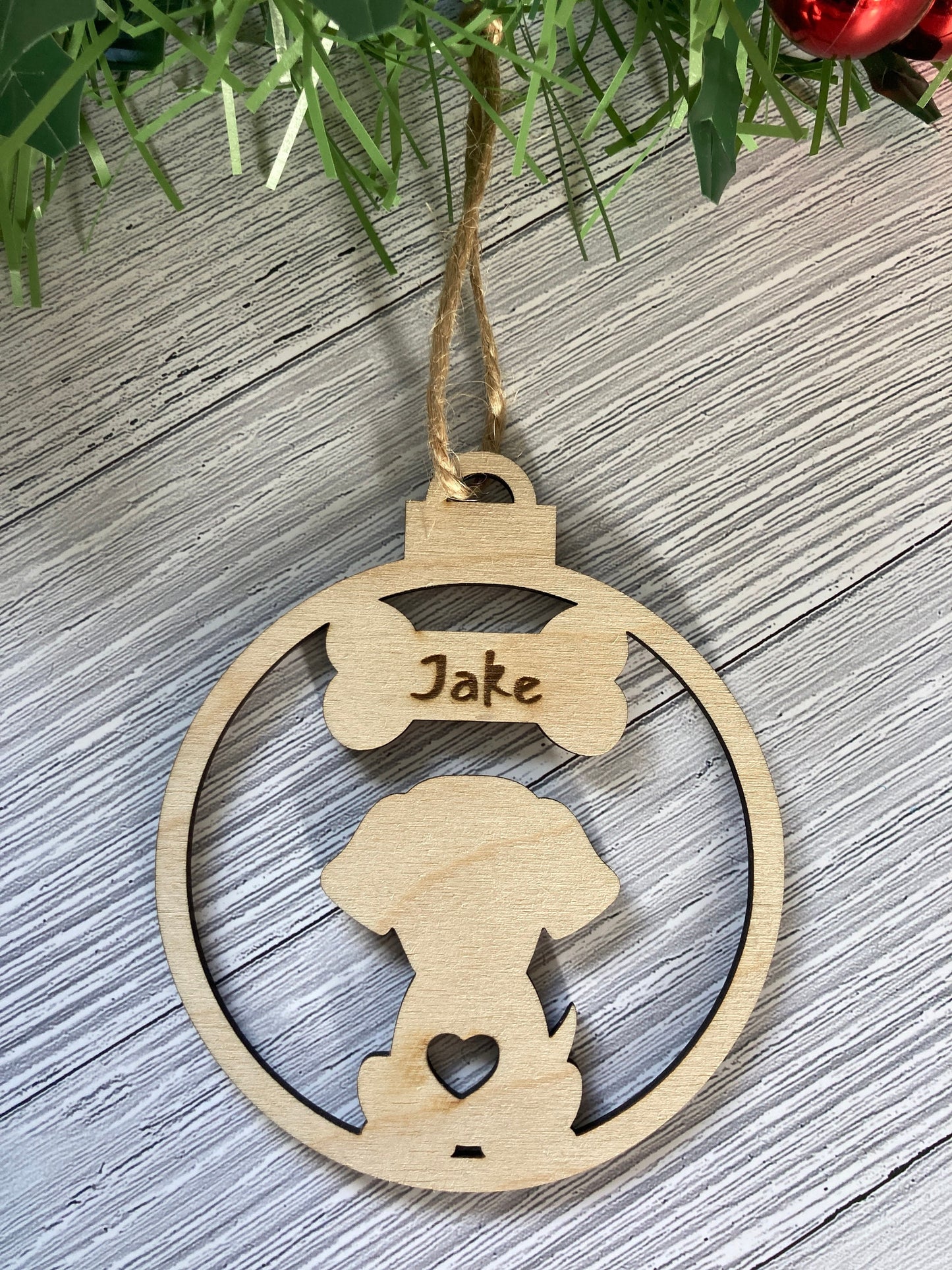 Personalised Dog Christmas Tree Decoration | Christmas Gift for Dog Lovers | Stocking Filler