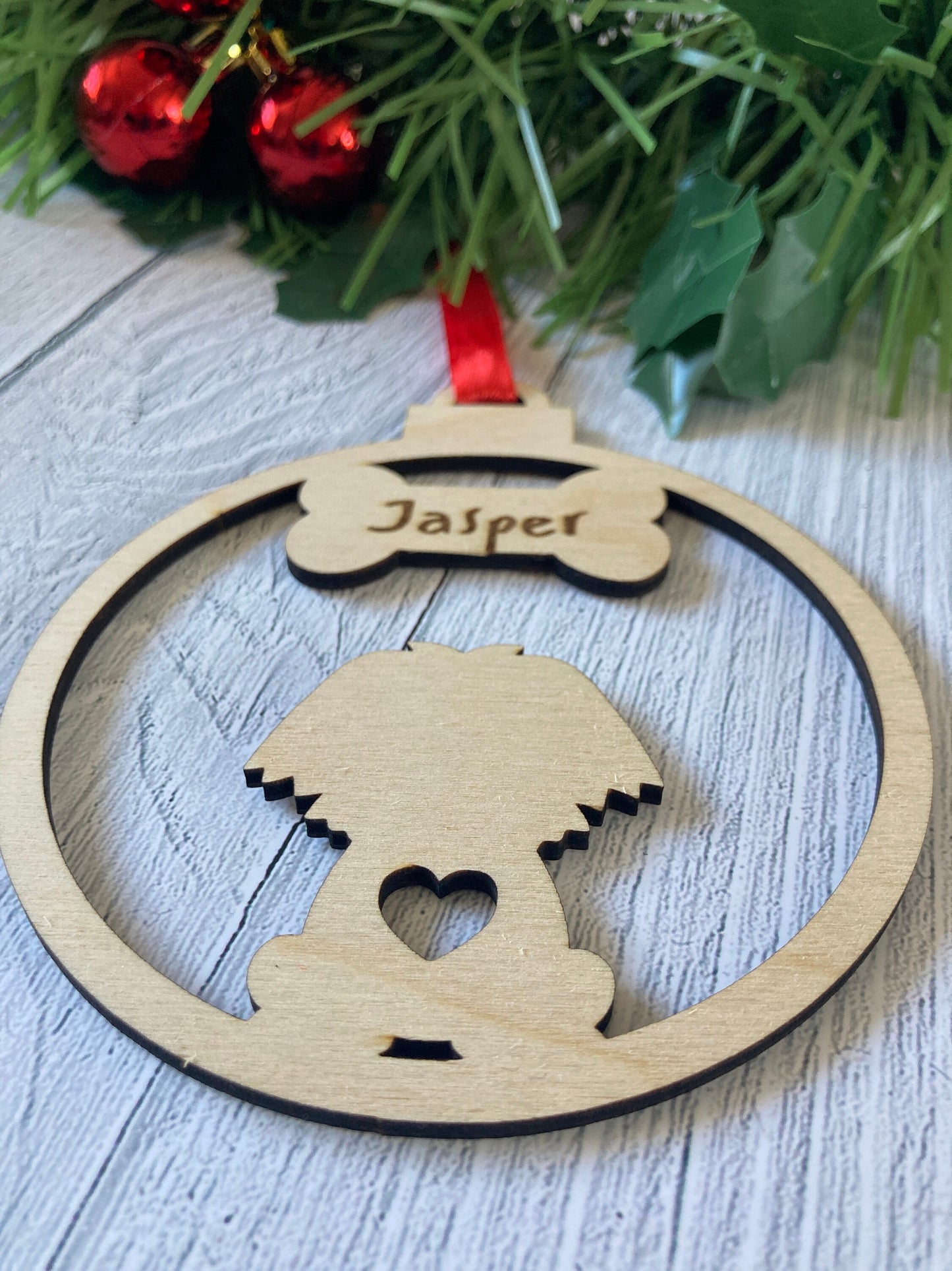 Personalised Dog Christmas Tree Decoration | Christmas Gift for Dog Lovers | Stocking Filler