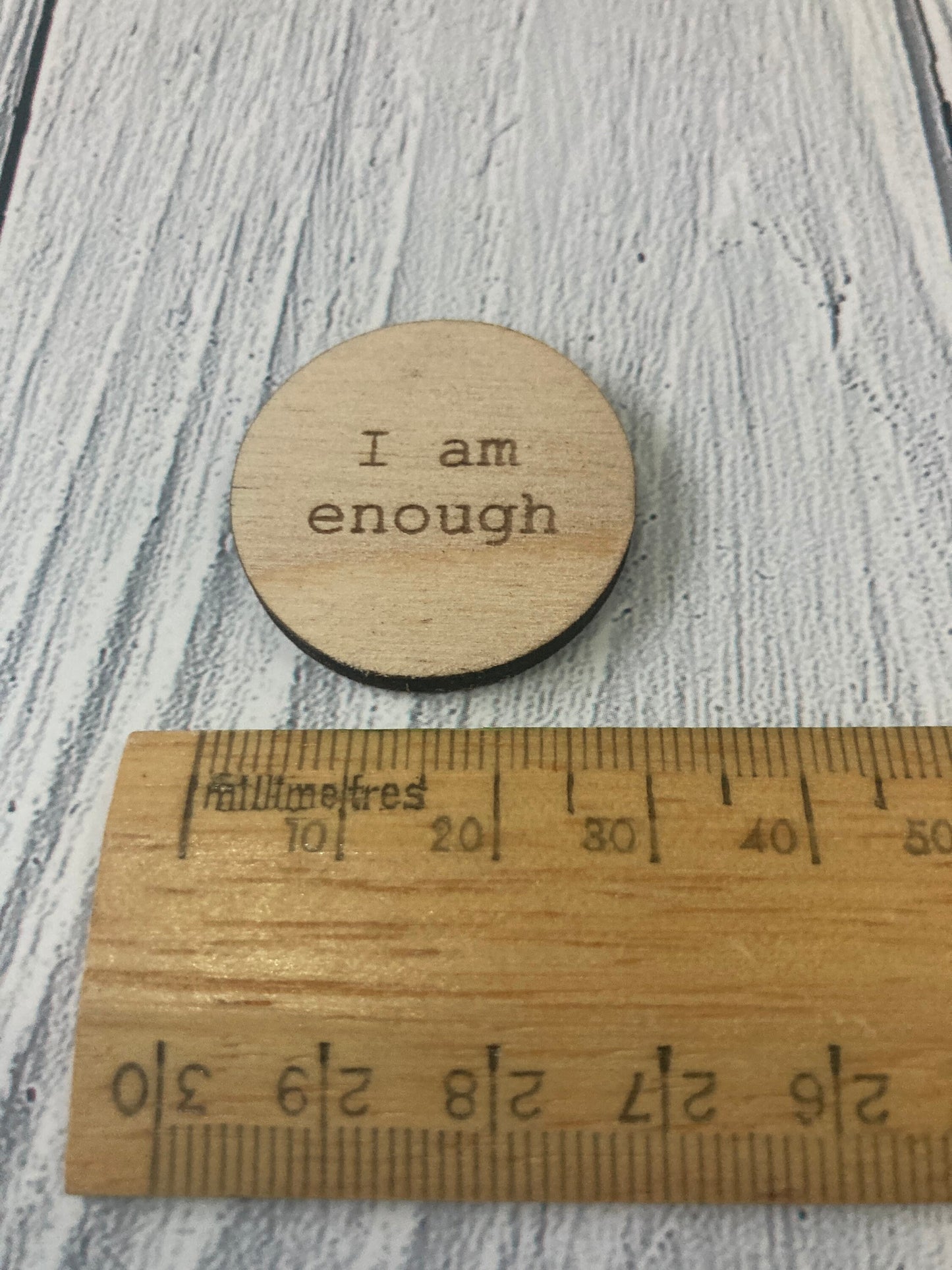 Wooden Daily Affirmations, Pocket Affirmations, Uplifting Personalised Affirmations