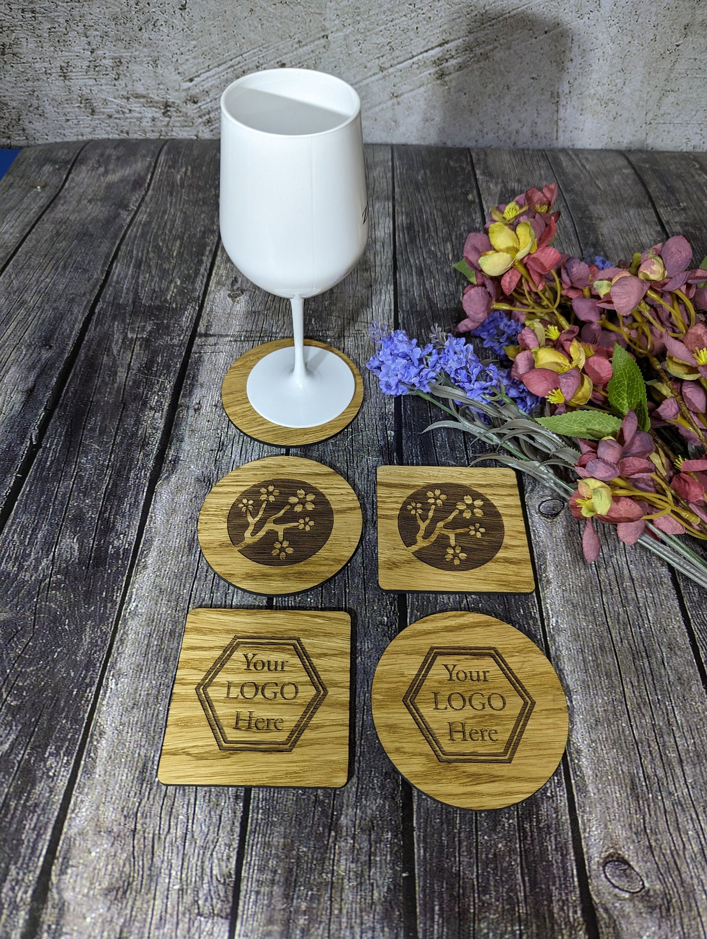 Wooden Promotional Coasters, Promotional Wooden Coasters, Wooden Logo Coasters