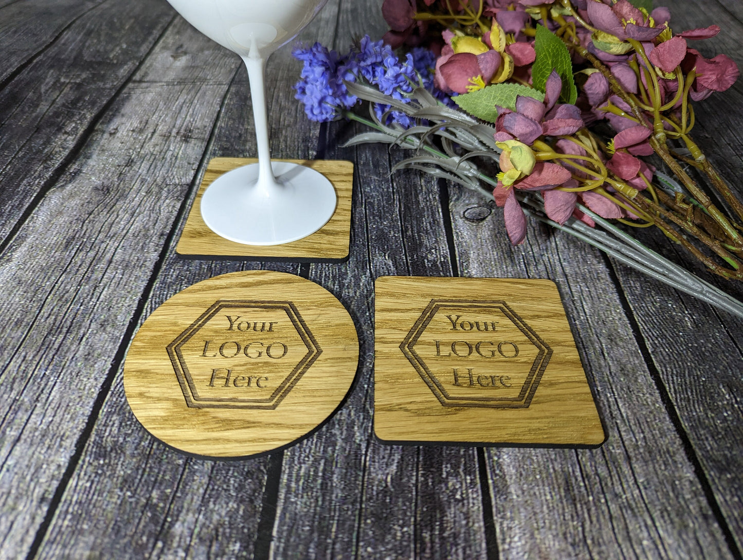 Wooden Promotional Coasters, Promotional Wooden Coasters, Wooden Logo Coasters