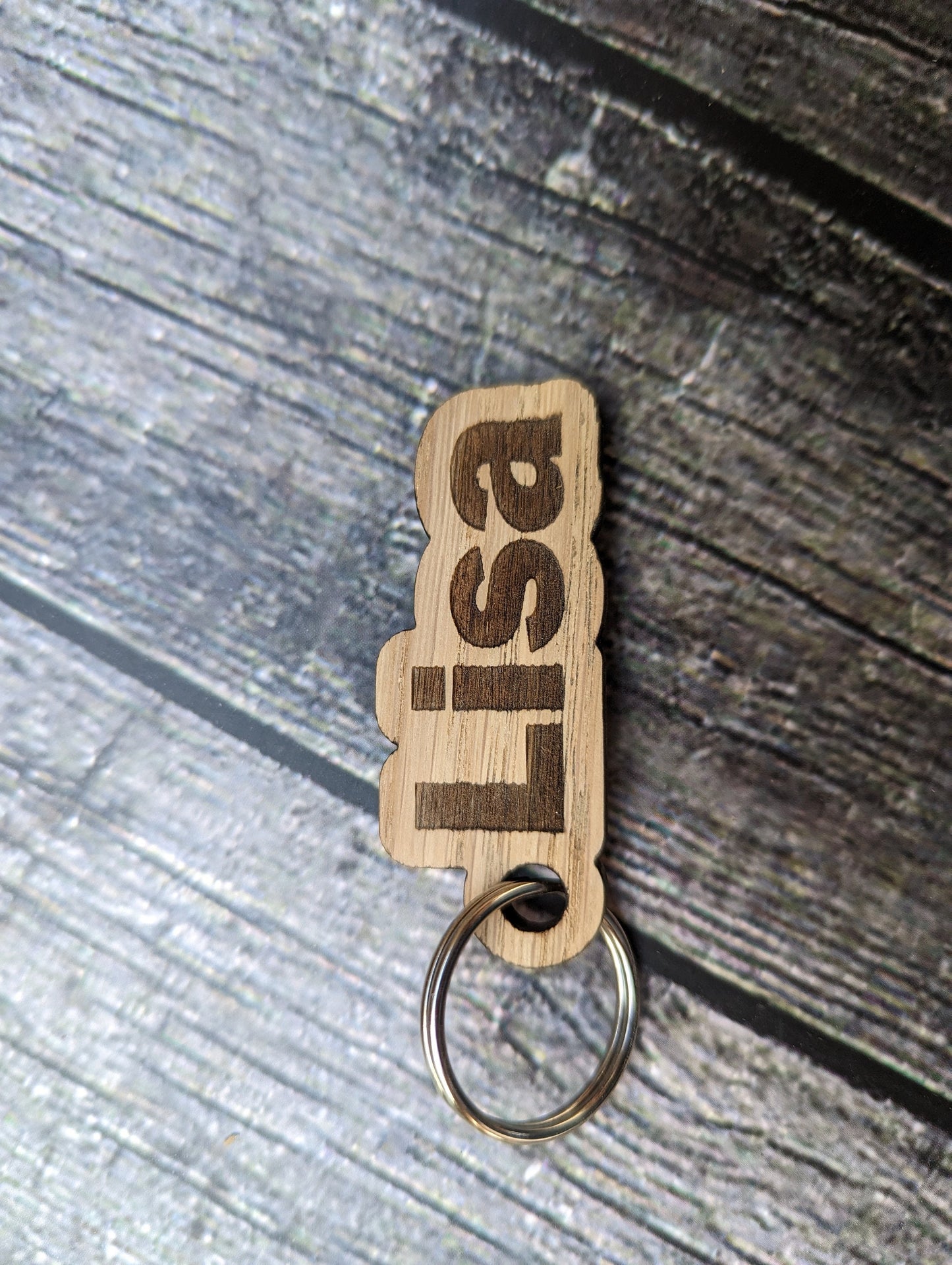 School Student Gifts, Personalised Keyrings For Students, Gifts From Teacher, Oak Wooden Keyrings, Name Keyrings, Teacher Gifts