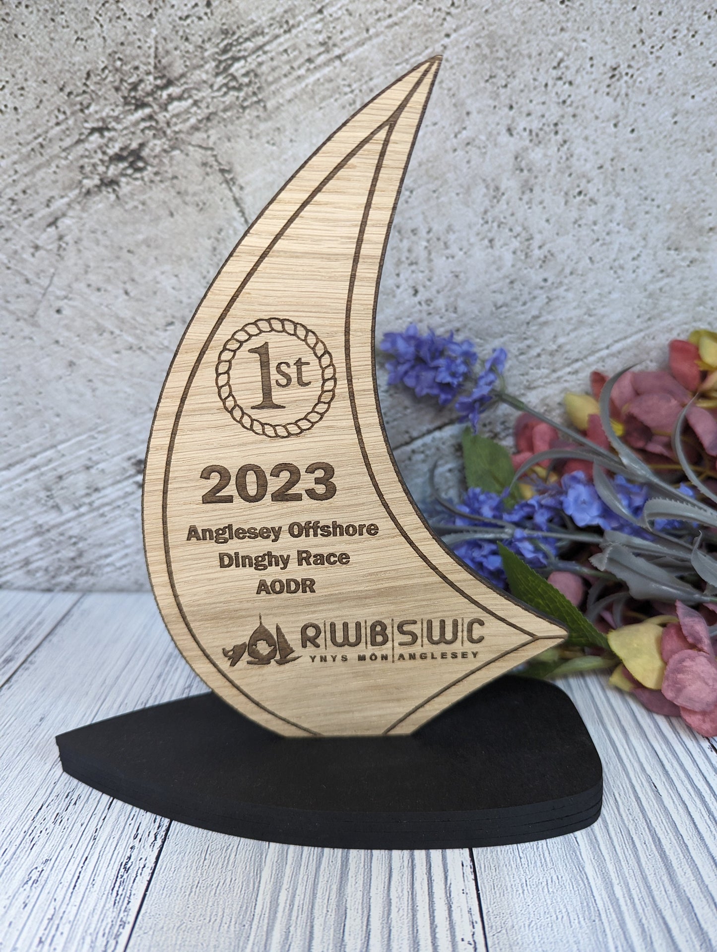 Personalised Sailing Trophy - Ideal Sailing Award, Sailing Prize for Clubs & Events