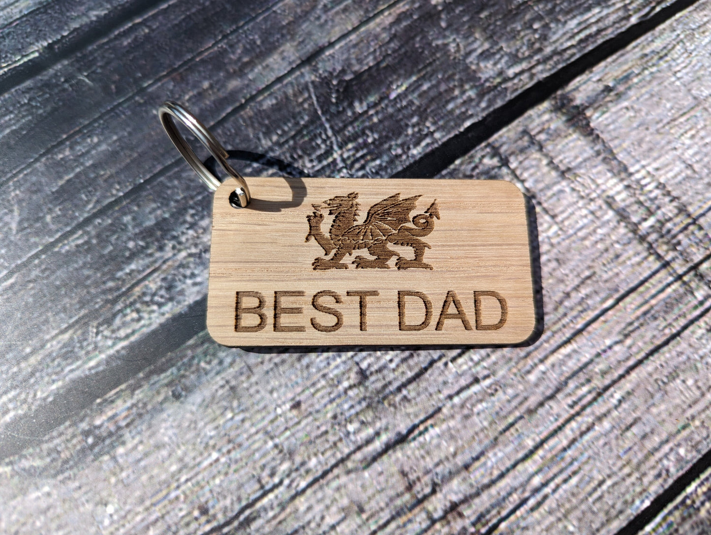 Welsh Keyrings, Best Dad, Best Mam, Dad Gorau, Mam Gorau, with Welsh Dragon, Welsh Gifts, Mother's Day Gift, Father's Day Gift