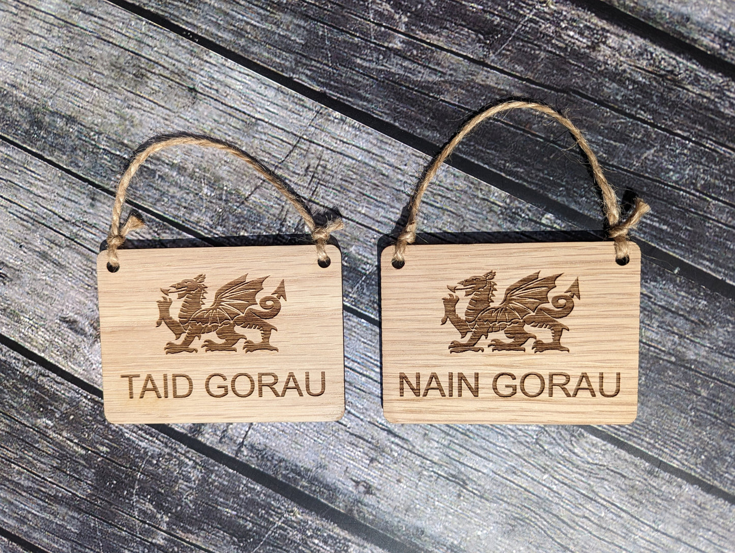 Best Nain, Nain Gorau, Best Taid, & Taid Gorau Sign, Wooden Hanging Sign, Birthday Gift, Welsh Gift, Fathers Day Gift