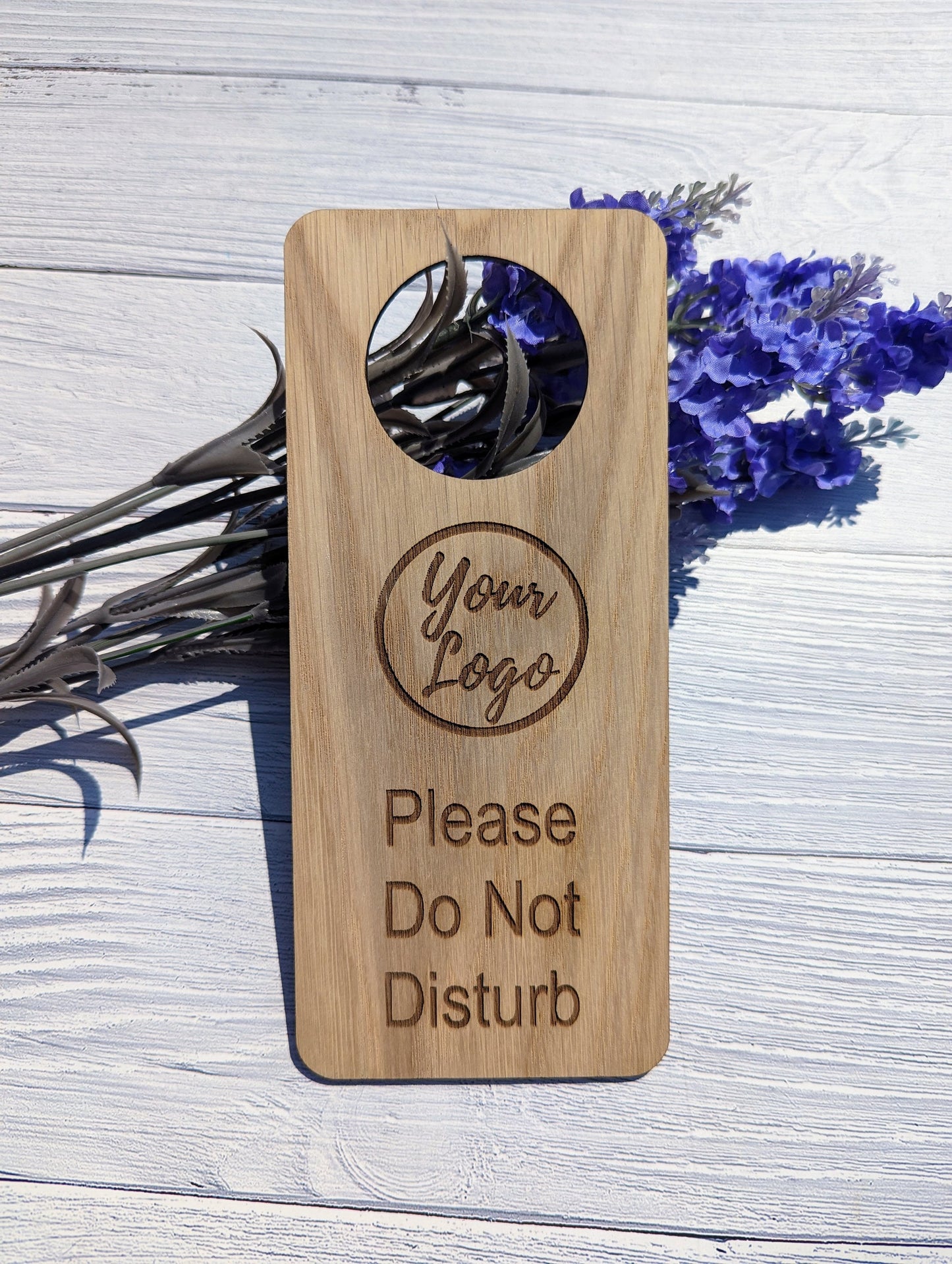 Do Not Disturb - Wooden Door Hanger, Personalised Sign, Door Sign, Studying, Home Working, WFH, On a Call, Solitude, Meditation Sign