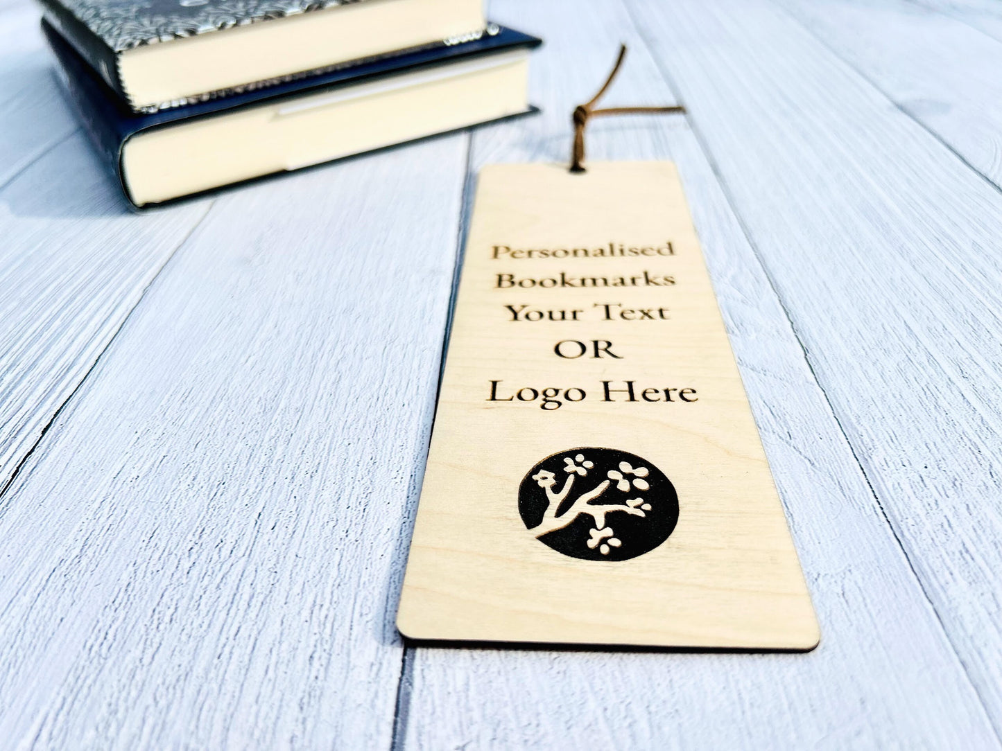 Personalised Engraved Wooden Book Mark | Logo Engraved Bookmark | Custom Book Mark | Corporate Gifts | Branded Bookmark | Bookshop Branding